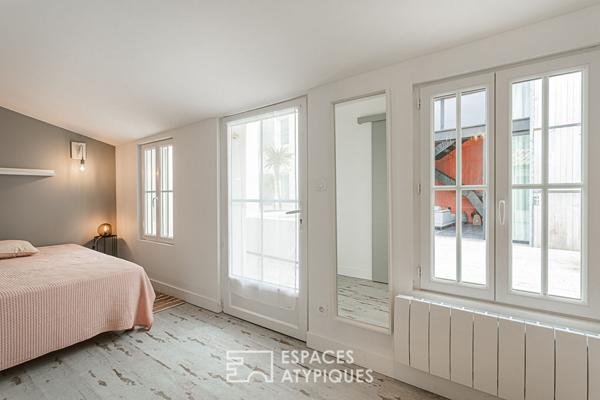 Ancien chai viticole réhabilité en loft