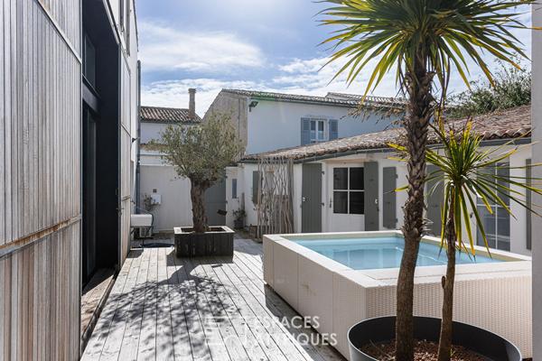 Ancien chai viticole réhabilité en loft