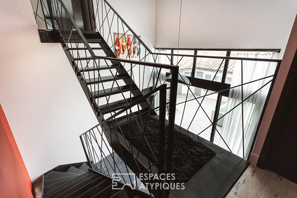 Ancien chai viticole réhabilité en loft