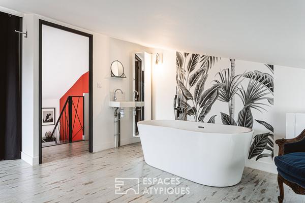 Ancien chai viticole réhabilité en loft