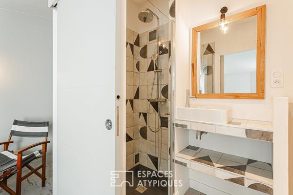 Ancien chai viticole réhabilité en loft