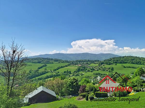 Bogève (74250) Maison contemporaine poteaux-poutres 150 m² avec vue panoramique – 3 chambres – Bogève Vallée Verte