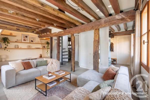 Appartement F2 à vendre  2 pièces - 44 m 2   PARIS  - 75018