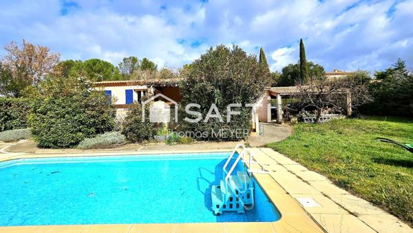 Villa T4 piscine, 2290m² clos, calme