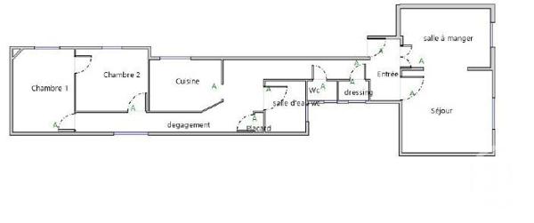 Appartement F4 à vendre  4 pièces - 93,07 m2 BOULOGNE BILLANCOURT - 92