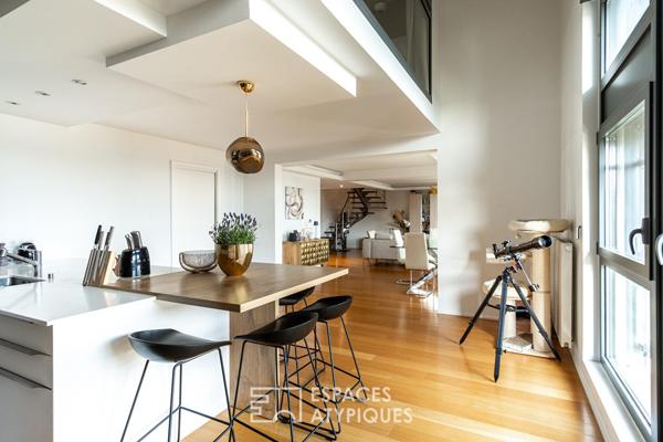 Duplex d’architecte contemporain quartier Orangerie
