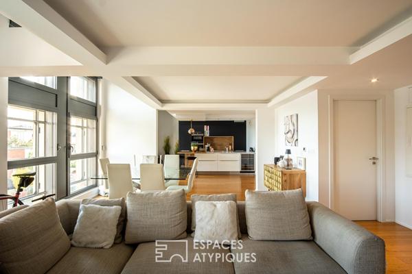 Duplex d’architecte contemporain quartier Orangerie