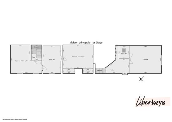 Propriété de 221 m² carrez zt 274 m² surface totale de 7 pièces dans le Vexin à la lisière de la Troesne à Trie-Château 60590 