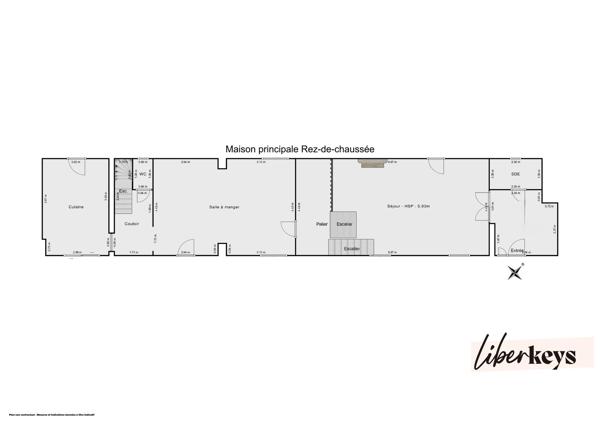 Propriété de 221 m² carrez zt 274 m² surface totale de 7 pièces dans le Vexin à la lisière de la Troesne à Trie-Château 60590 