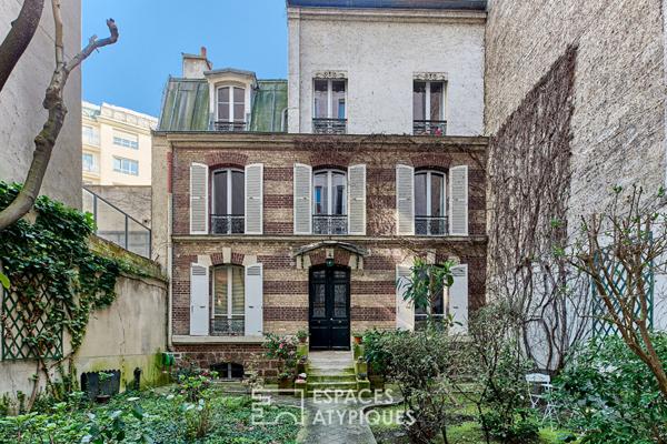 Maison bourgeoise avec jardin et atelier à s’approprier au coeur des Épinettes