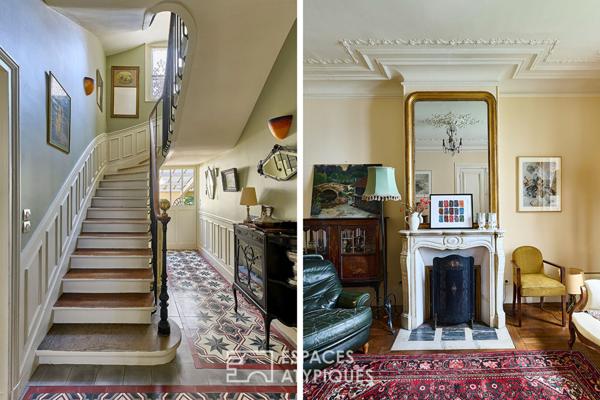 Maison bourgeoise avec jardin et atelier à s’approprier au coeur des Épinettes