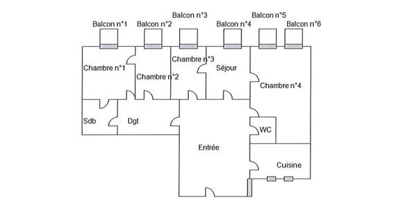 Location Appartement 5 pièces 116 m2 à Perpignan
