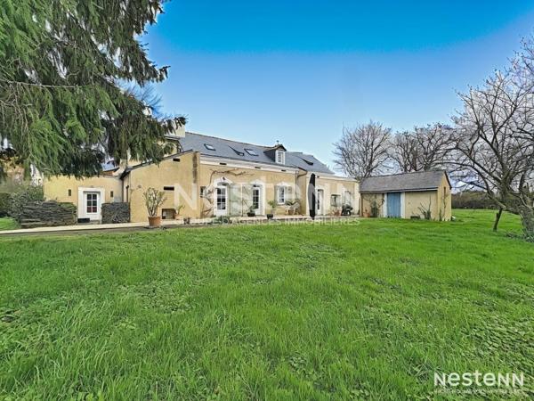 A VENDRE EXCLUSIVITÉ Longère Saint Barthélemy d'Anjou 3 chambres /1 bureau 4000 m² terrain