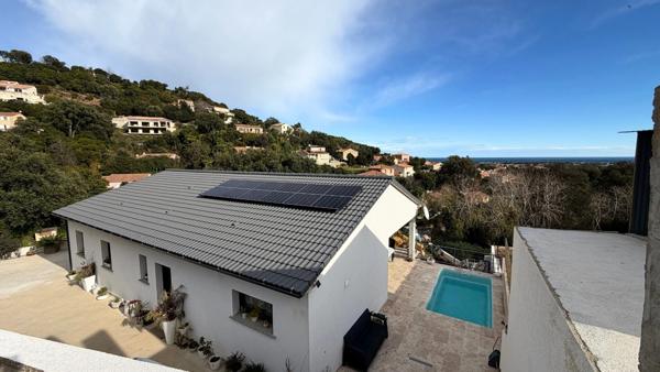 Maison 4 pièces – 118 m² habitables – Vue mer – Garage de 136 m2 à Folelli, Penta di Casinca (Haute-Corse)