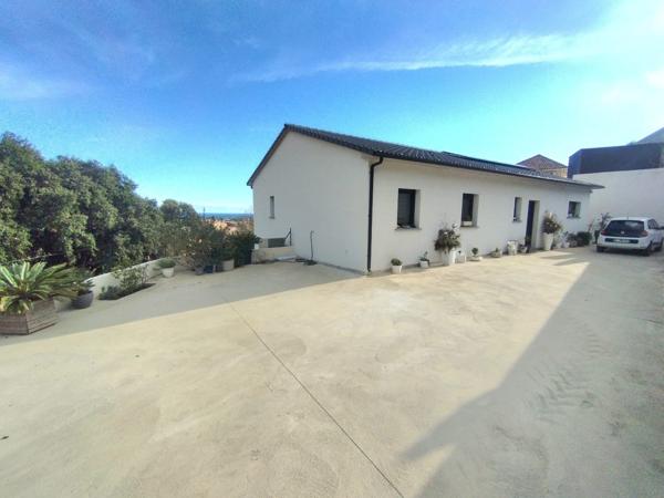 Maison 4 pièces – 118 m² habitables – Vue mer – Garage de 136 m2 à Folelli, Penta di Casinca (Haute-Corse)