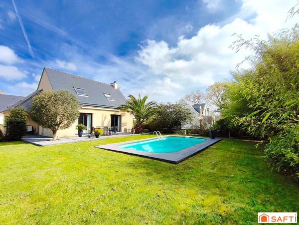 Maison lumineuse avec piscine et proche commodités