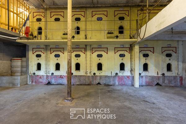 Ancienne maison vigneronne dans village médiéval