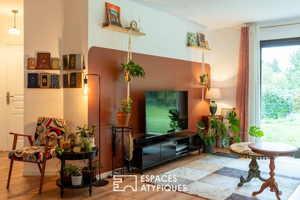 Maison contemporaine et chaleureuse