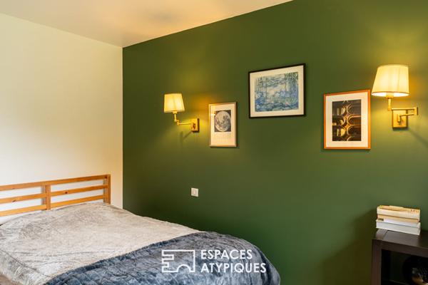 Maison contemporaine et chaleureuse