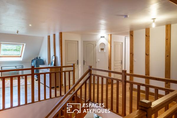 Maison contemporaine et chaleureuse