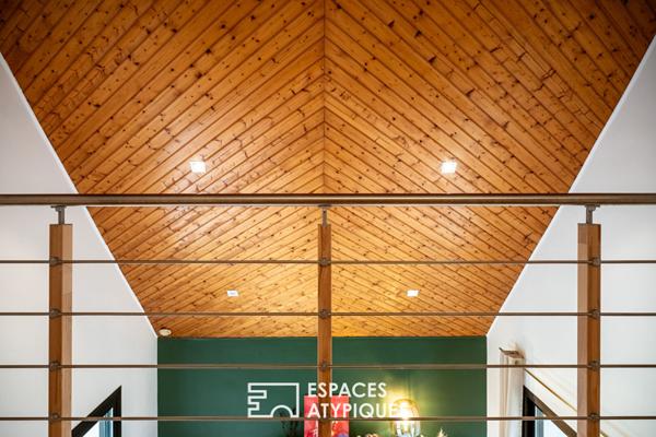 Maison contemporaine et chaleureuse