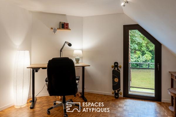 Maison contemporaine et chaleureuse