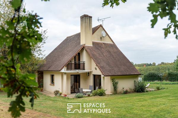 Maison contemporaine et chaleureuse