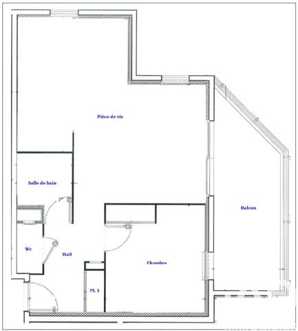 Appartement à vendre 2 pièces 50,65 m² Sassenage