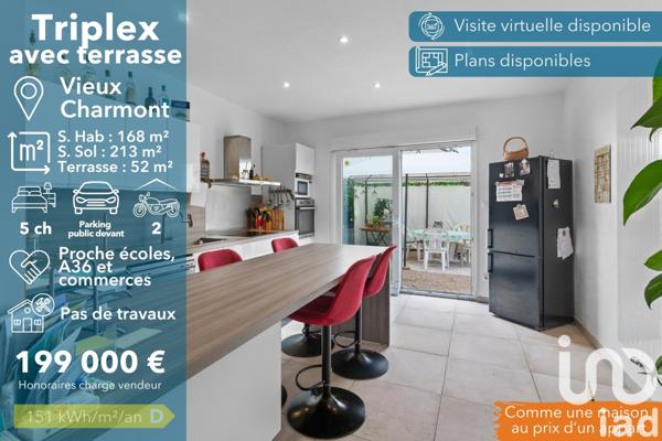 Apartment for sale 7 rooms 168 m² Vieux-Charmont