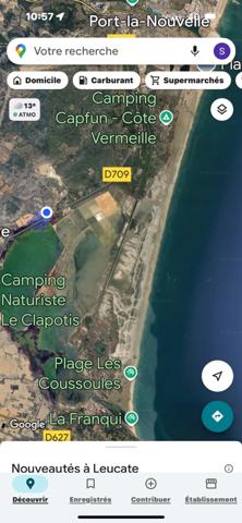 Terrain de loisir 5 410,00 m² proche de LA PALME (11)