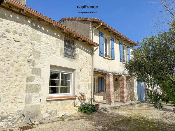 Dpt Lot et Garonne (47), à vendre VILLENEUVE SUR LOT propriete P5  sur 1,87 ha de terrain