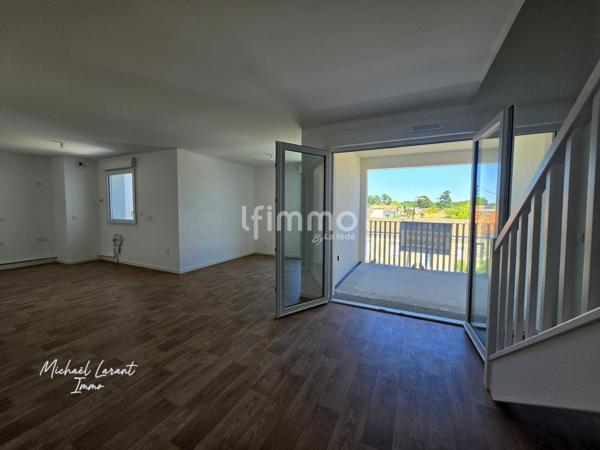 Duplex T3 -2 places de parking-Balcon