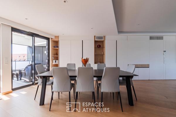 Appartement contemporain avec terrasses et vue panoramique Cour des Haras