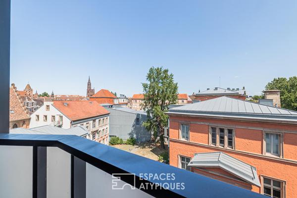 Appartement contemporain avec terrasses et vue panoramique Cour des Haras