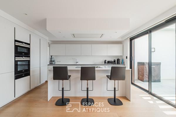Appartement contemporain avec terrasses et vue panoramique Cour des Haras