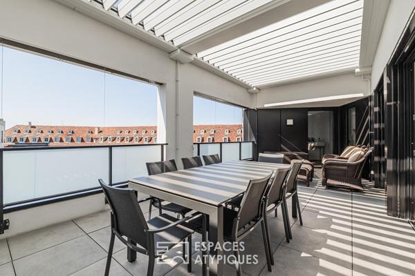 Appartement contemporain avec terrasses et vue panoramique Cour des Haras