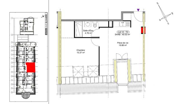 Appartement à vendre 2 pièces 40,03 m² Fontainebleau