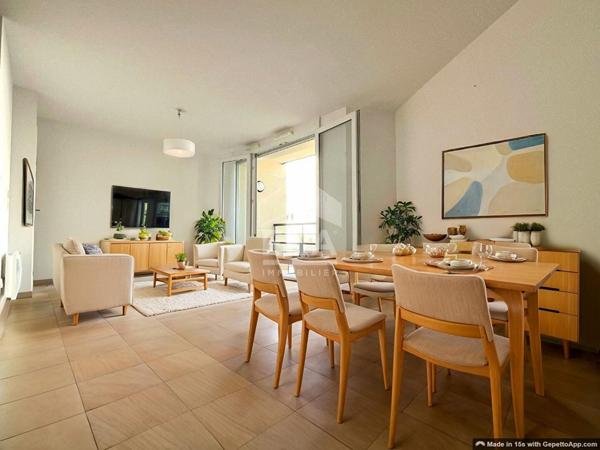 Appartement 3 pièces 62m² avec place de parking Rouen rive gauche