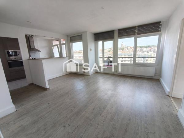 Appartement T3 avec vue sur le port sécurisée
