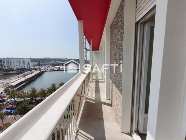 Appartement T3 avec vue sur le port sécurisée