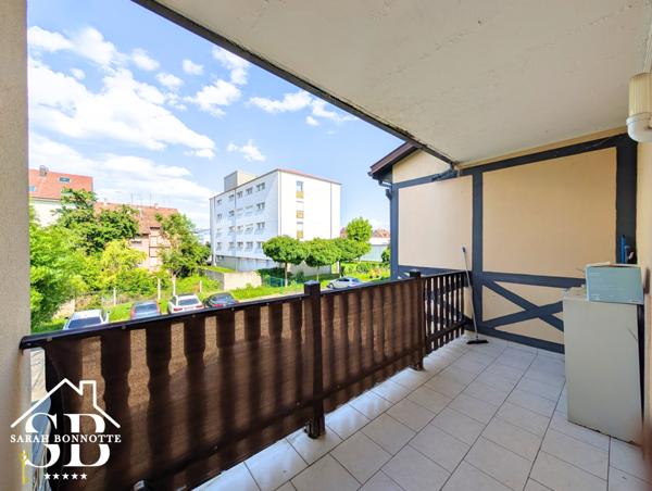 Saint-Louis (68300) SPECIAL INVESTISSEURS, Appt loué en colocation, Centre-ville Saint-Louis