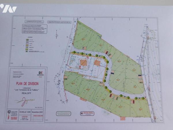 Terrain viabilisé 610 m²