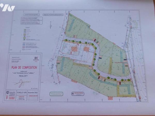 Terrain viabilisé 610 m²