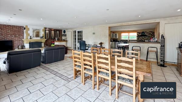Volumes exceptionnels, semi plain-pied, appartement indépendant et parcelle de plus de 2 200 m²