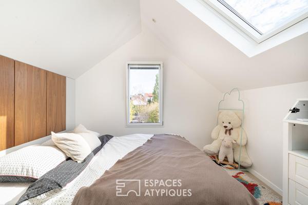 Maison contemporaine avec jardin et terrasse