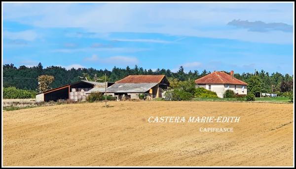 Propriete à vendre-Maison 7 pièces + bâtiments- 85,61 HECTARES proche de VIC FEZENSAC (32)