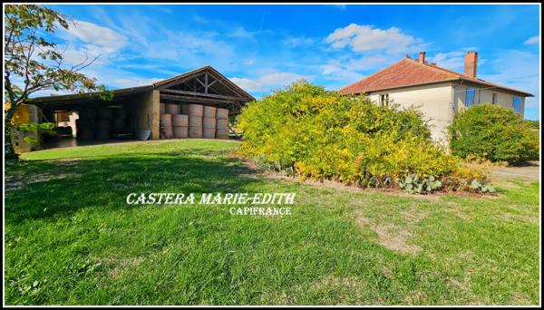 Propriete à vendre-Maison 7 pièces + bâtiments- 85,61 HECTARES proche de VIC FEZENSAC (32)