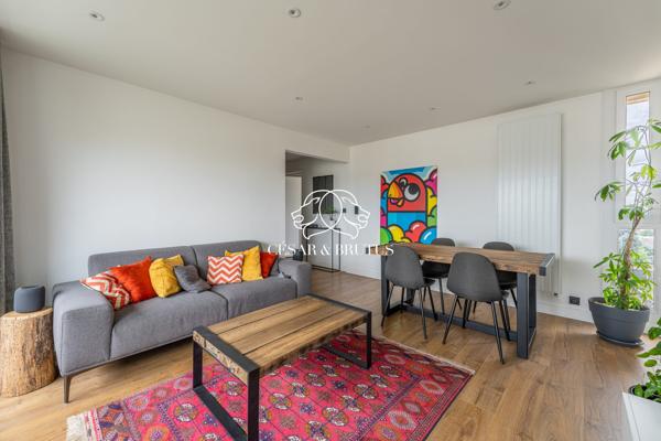 T3 traversant, refait à neuf, dernier etage