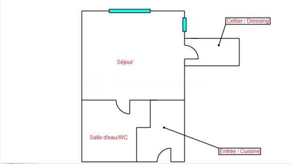 Studette de 22,88 m²
