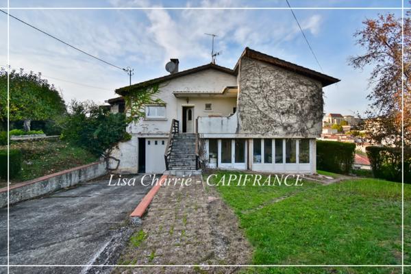 Maison 7 pièces de 164 m2 habitables sur 2407 m2 de terrain à AUCH : vivre à Auch comme à la campagne, avec la cathédrale en toile de fond